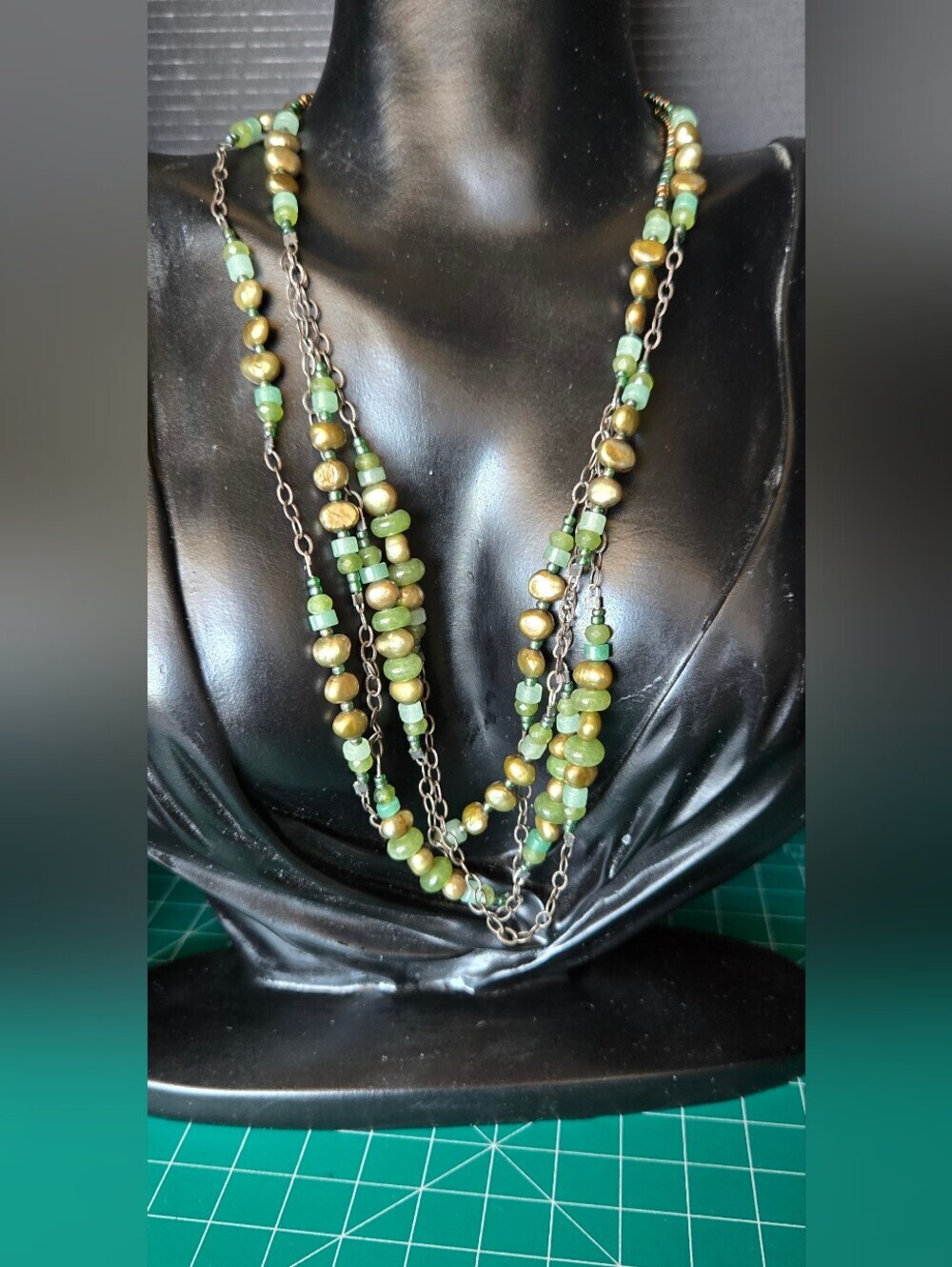 Silpada 925 Sterling Layered Multi Stones & Pearls